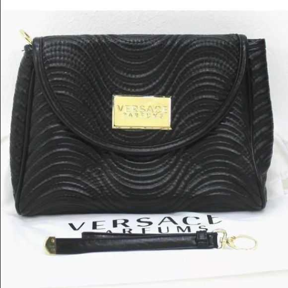Versace Clutch Wristlet Pouch With Dust bag NWT - Picture 2 of 5